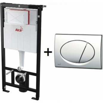 Инсталляция ALCAPLAST SET AM101/1120-3:1 RU M70-0001 с белой кнопкой