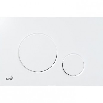 Кнопка управления ALCAPLAST M670 для скрытых систем инсталляции, белый Кнопка управления ALCAPLAST M670 для скрытых систем инсталляции, белый
