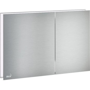 Кнопка управления ALCAPLAST AIR LIGHT-WHITE с подсветкой, металл матовый, цвет белый