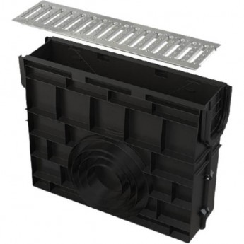 Пескоуловитель ALCAPLAST AVZ104R-R401 для дренажного канала AVZ104 с пластиковой рамой и пластиковой решеткой А15 Пескоуловитель ALCAPLAST AVZ104R-R401 для дренажного канала AVZ104 с пластиковой рамой и пластиковой решеткой А15