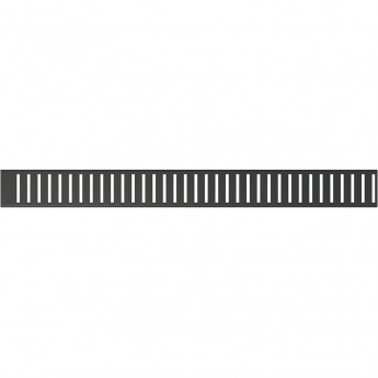 Решетка ALCAPLAST PURE-650BLACK для водоотводящего желоба