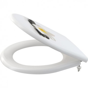 Сидение ALCAPLAST A604 FLOWER для унитаза Softclose Сидение ALCAPLAST A604 FLOWER для унитаза Softclose