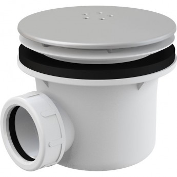 Сифон ALCAPLAST A49K Mat для душевого поддона, металл LUX Сифон ALCAPLAST A49K Mat для душевого поддона, металл LUX