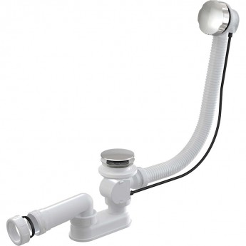 Сифон ALCAPLAST AG210125160 для ванны, автомат комплект, металл