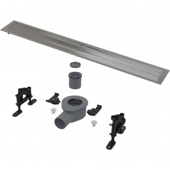 Водоотводящий желоб ALCAPLAST APZ13-750 MODULAR из нержавеющей стали, модулярный Водоотводящий желоб ALCAPLAST APZ13-750 MODULAR из нержавеющей стали, модулярный