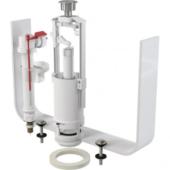 Выпускной комплект ALCAPLAST SA2000SK 3/8" CHROM со стоп кнопкой, впускной механизм А18 3/8